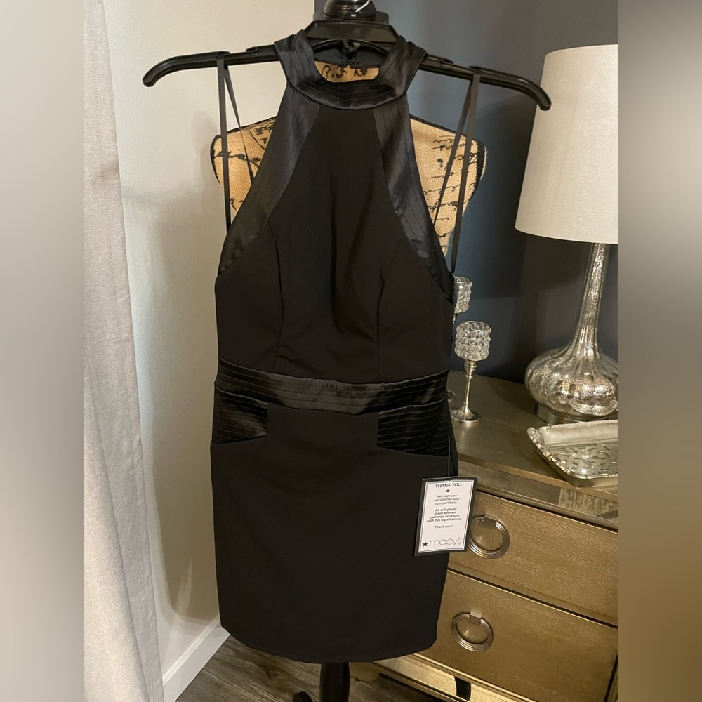 Little Black halter Holiday Dress